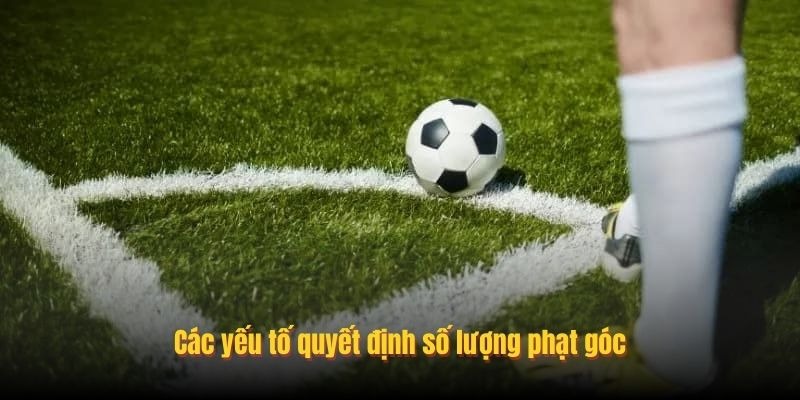 Các yếu tố quyết định số lượng phạt góc