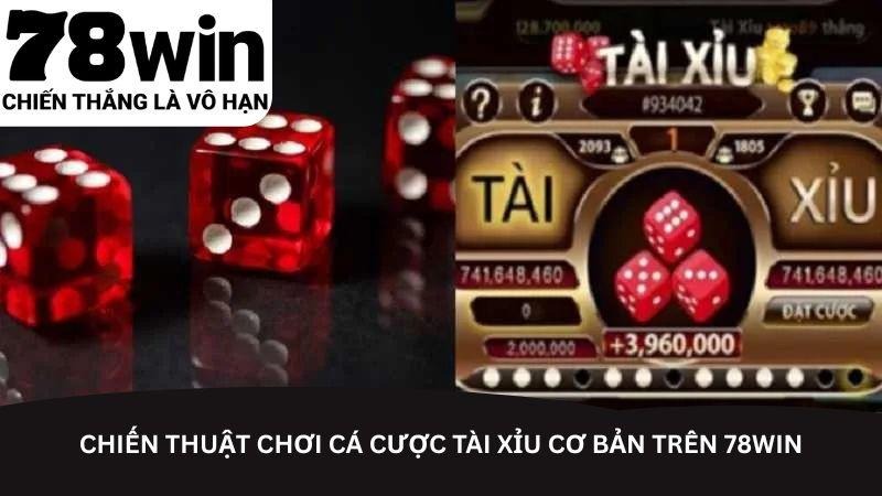 Chiến thuật chơi cá cược Tài Xỉu cơ bản trên 78Win