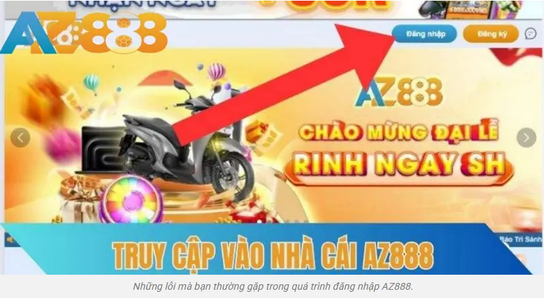 Hướng dẫn đăng nhập AZ888