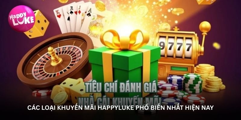 Các loại khuyến mãi Happyluke phổ biến nhất hiện nay