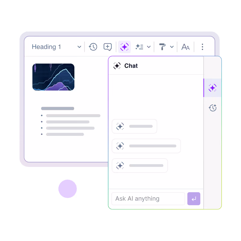 CKEditor AI Chat is a conversational AI assistant embedded directly in CKEditor.