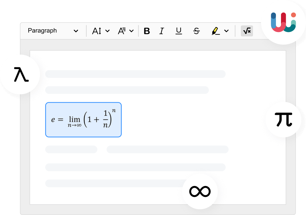 MathType in - Math equations in your editor