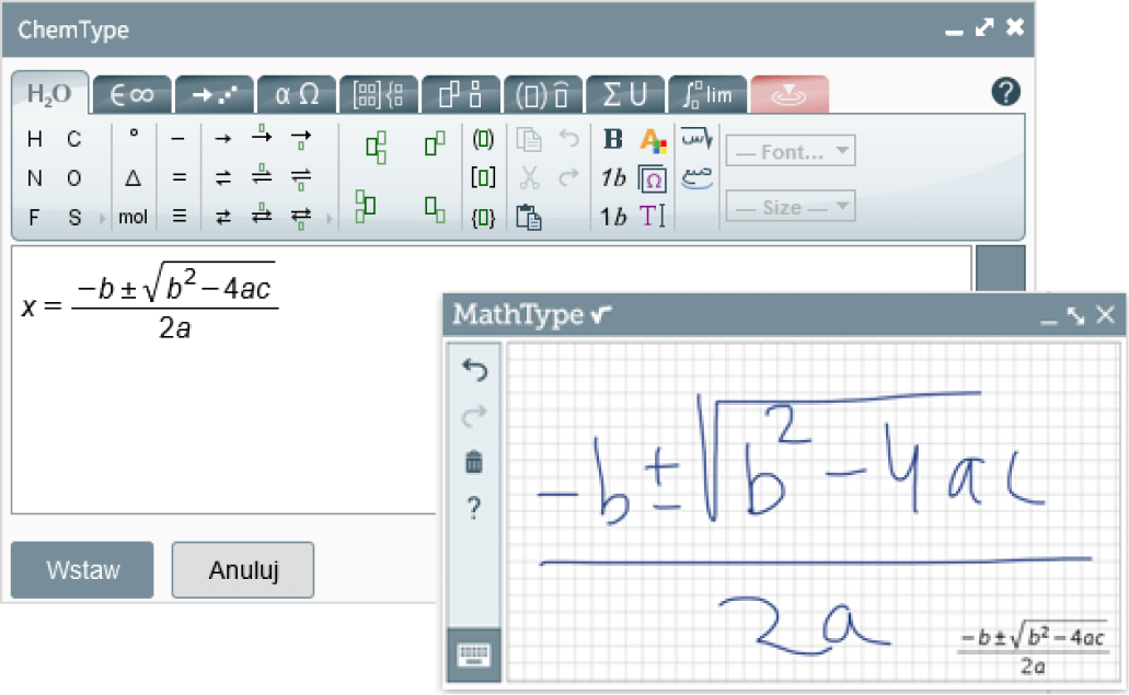 MathType in CKEditor - Math equations in your editor