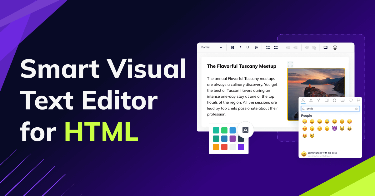 Best HTML text editor for product managers
