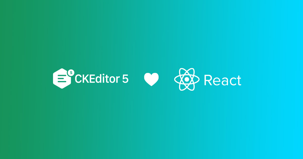 CKEditor 5 React integration.