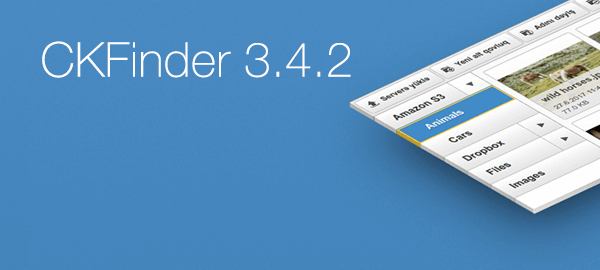 CKFinder 3.4.2 released