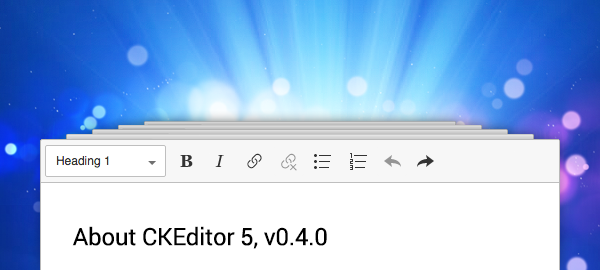Fourth developer preview of CKEditor 5 available