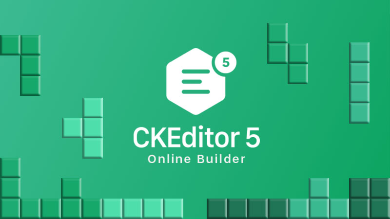 CKEditor 5 Online builder