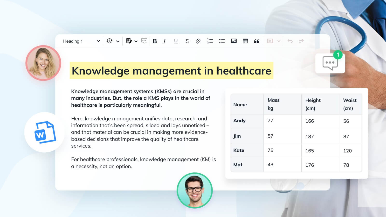 Benefits of knowledge management in healthcare | CKEditor