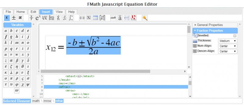 math equation editor online