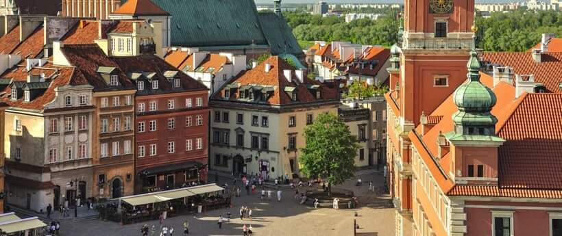 Picture of the Warsaw Old Town.