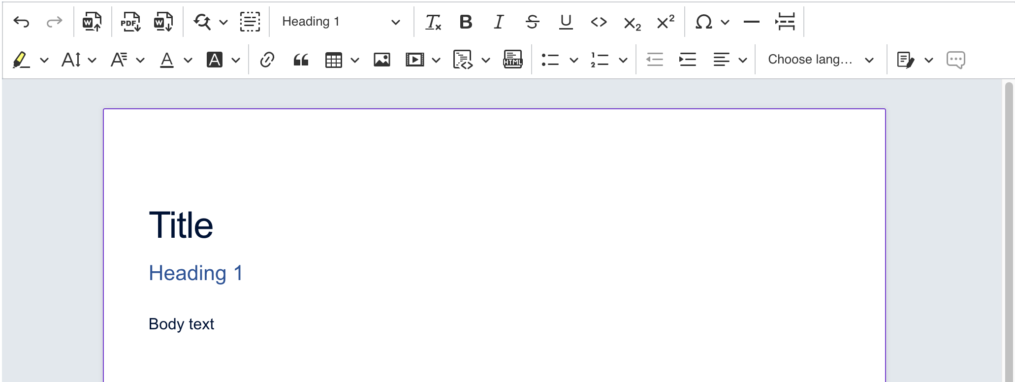Word styles pane in CKEditor 5.