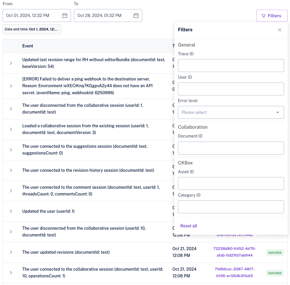 Insights Panel overview.